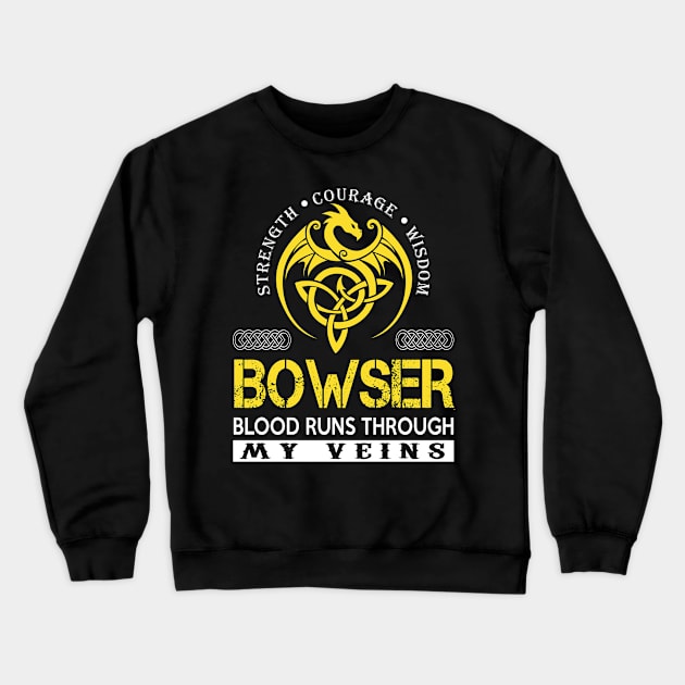 BOWSER Crewneck Sweatshirt by isaiaserwin